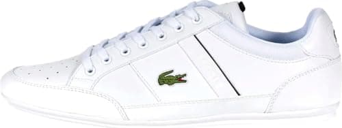 Image of Lacoste Men's Chaymon Sneaker, White/Black, 8 UK