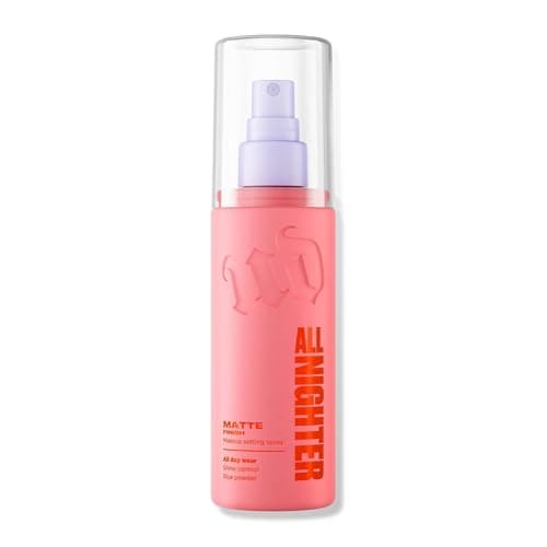 Image of Urban Decay All Nighter Waterproof Make-Up Setting Spray Matte Finish, Up to 24hr Wear, All-Day Shine Control, Blurs Pores, Sweat & Transfer Resistant, (Travel Size or Full Size)