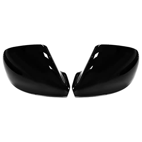 Image of 1 Pair Wing Mirror Cover Caps Car Rearview Mirror Cover Replacement for VW Volkswagen Transporter T5 T5.1 2010-2015, T6 2016-2019 (Black)