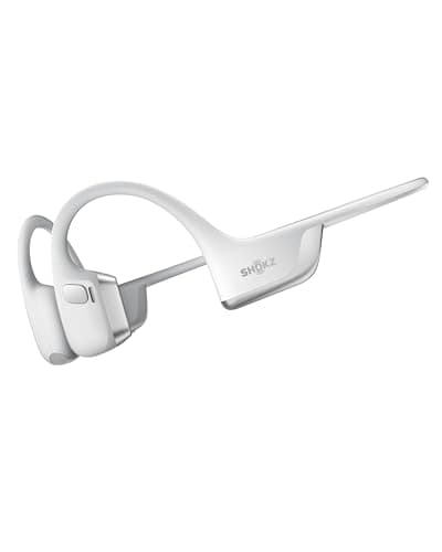 Image of SHOKZ OpenRun Pro 2 Bone Conduction Sports Headphones, Open-Ear Wireless Earphones with Bluetooth 5.3, Noise Cancelling Mics, IP55 Waterproof, 12h Playtime for Running, USB-C Quick Charge, Silver