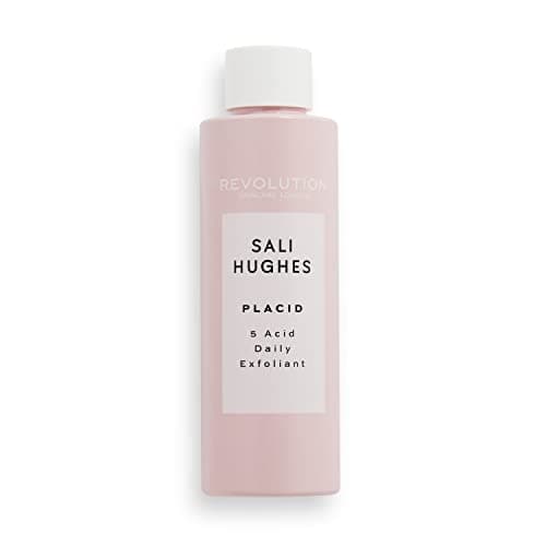 Image of Revolution Skincare London, Sali Hughes, Placid 5-Acid Daily Exfoliant, Face Exfoliatior, 150 ml