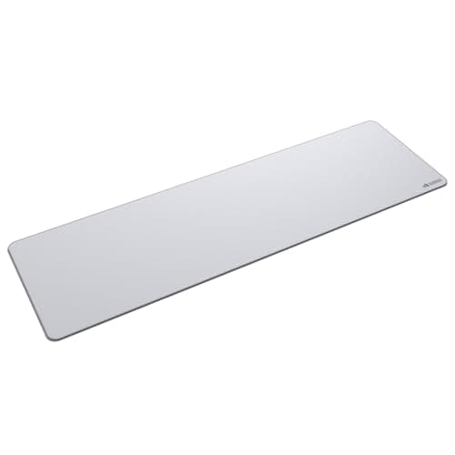 Image of GLORIOUS Gaming Mouse Pad GMP 2 - LE - Spill-proof Mouse Pad, Optimised for Gaming Sensors, Balanced Surface for Speed & Control, Stitched Edges - 915 mm x 280 mm x 3 mm - White Desk Mat