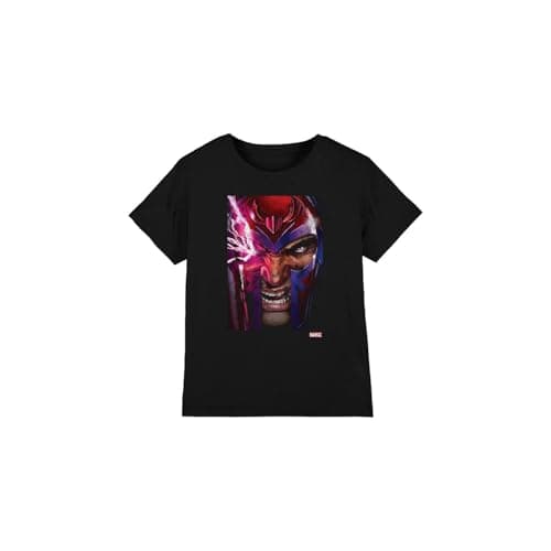 Image of X-Men Boys Magneto Cover Unisex Kids T-Shirt, Black, 7-8 Years UK