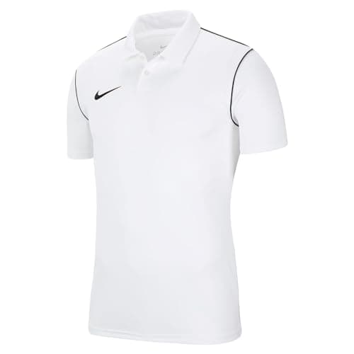 Image of Nike Unisex Kids Y Nk Dry Park20 Polo Shirt, White/Black/Black, L
