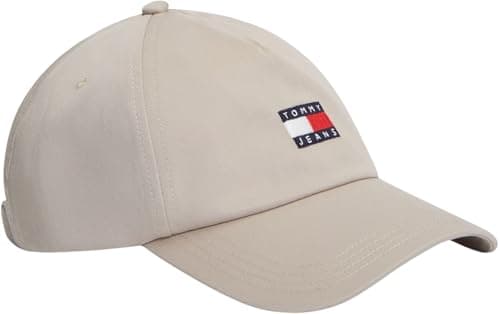 Image of Tommy Jeans Men's TJM Heritage Core Cap Am0Am12933 Cap, Beige, One Size