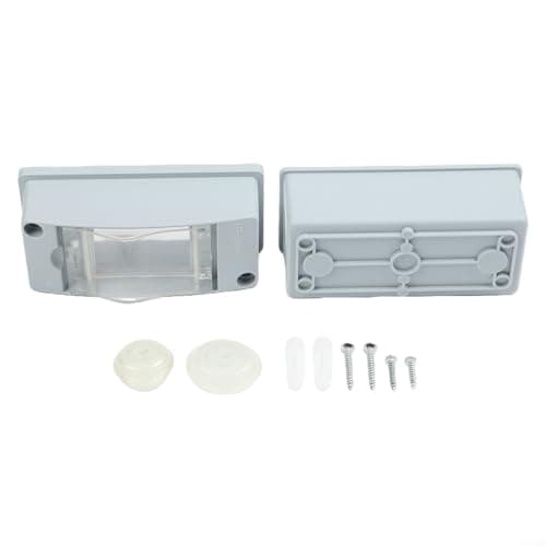Image of ComfyHarbor 2-Way for for MINI Consumer Unit with 40A 30mA RCD and 2 MCBs, IP65 Waterproof Circuit Breaker Box, Flame Retardant Plastic Enclosure for Garage, White(2 Way)
