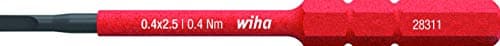 Image of Wiha slimBit Electric 2,5 x 75 mm, Red, (283110025)
