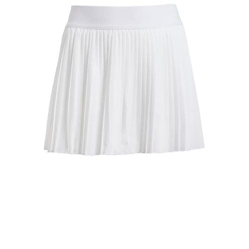 Image of adidas Girl's Girls Club Tennis Climacool Pleated Skirt Dress, White, 13-14 Years