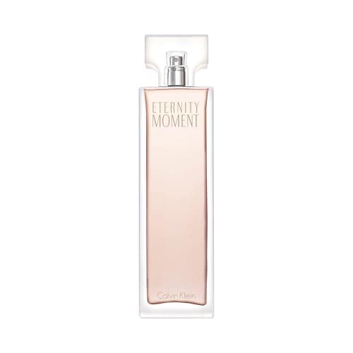 Image of CALVIN KLEIN Eternity Moment - Eau de Parfum for Women - Floral Fragrance with Notes of Sweet Lychee, Pink peony and Raspberry Cashmere - High Longevity - 50 ml