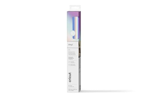 Image of Cricut Permanent Adhesive Vinyl Sheet | 30.5 cm × 1.2 m | Holographic Opal | Self-Adhesive Vinyl for All Cutting Machines