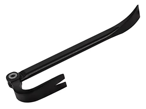 Image of ROUGHNECK® Adjustable Gorilla BAR® 356mm / 14"- Drop Forged & Heat Treated High-Carbon Steel, 180° Adjustable Claw with Push-Button Lock for Maximum Leverage in Demolition & Construction