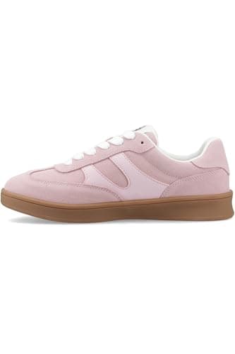 Image of Hush Puppies Female Morgan Retro Sneaker, Pink, 6