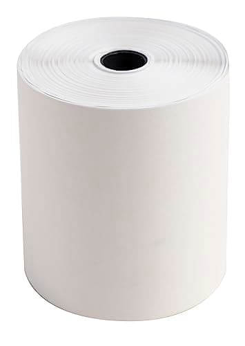 Image of Exacompta - Ref. 40358E - Box of 50 rolls for receipts 76 x 70 mm - 2 chemical plies - carbonless paper 57g/m2. - Yardage (+ or - 2m): 25 m
