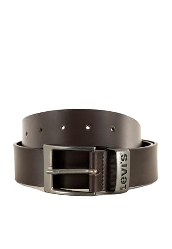 Image of Levi's Ashland Metal Belt, Brown, 80