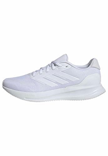 Image of adidas Men's Runfalcon 5 Running Shoes, Cloud White/Cloud White/Cloud White, 8 UK