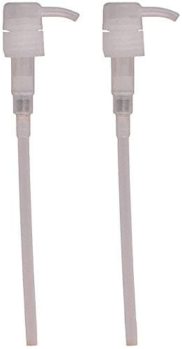 Image of Gunky Monkey Universal Pump Dispenser Pack of 2, Fit Most popular Shampoo, Conditioner size 1 Litre, 1000ml, 750ml, 500ml, 1L, Clear