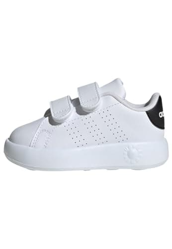 Image of adidas Unisex Baby Advantage Shoes Kids, Cloud White/Cloud White/Cloud White, 5.5 UK Child