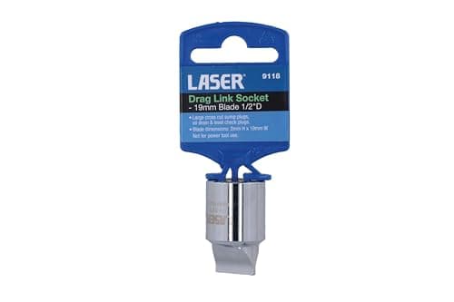 Image of Laser 9118 Drag Link Socket - 19mm Blade 1/2" D