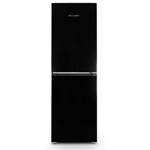 Image of Montpellier MNF167EBK 50/50 Split Black No Frost Fridge Freezer