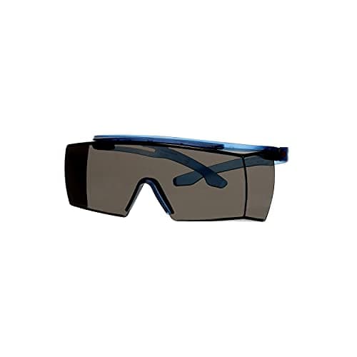 Image of 3M SecureFit 3700 Overspectacles, Blue Temples, Scotchgard Anti-Fog (K&N), Grey Lens, SF3702SGAF-BLU-EU