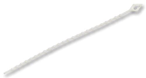 Image of Pro Power SH100BT Reusable Knot Cable Tie, White, 100 mm, Pack of 100