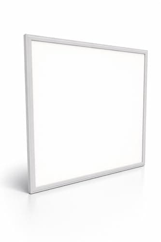 Image of LED Panel Light 48W 600x600 Recessed Ceiling Panel 6500K Cool White Ultra Slim Square Ceiling Light Tile for Office Shop Commercial Lighting