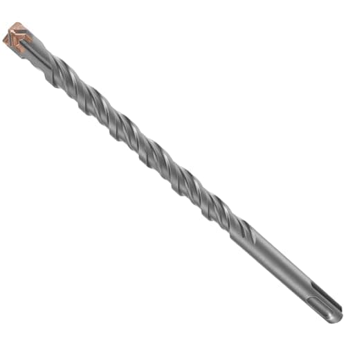 Image of flintronic SDS-Plus Drill Bit Set, Dia 12mm x 210mm Lenth Cross Drill Bits, Rotary Hammer Drill for Drill Holes in Concrete, Ceramic Tile, Stone, Metal, Plastic and Multi-Layer Materials