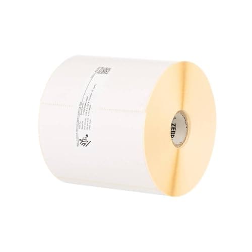 Image of ZEBRA 102 x 152 mm. DT 16pcs/Box Direct Thermal, Z-Perform, 3012913-T (Direct Thermal, Z-Perform 1000D, Ucoated, Permanent Adhesive, 19 mm Core, Black Sensing Mark)