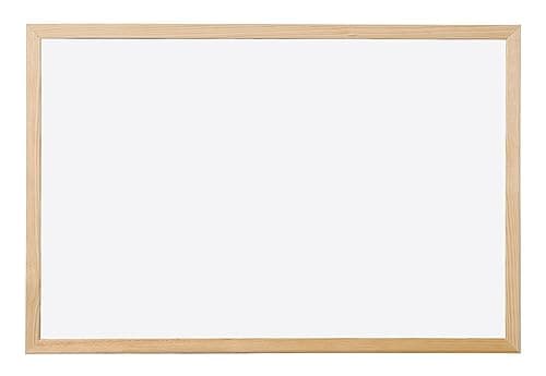 Image of Q-Connect Wooden Frame Whiteboard 900x600mm