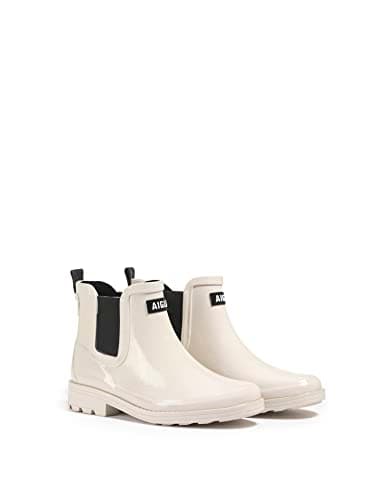 Image of Aigle Carville 2 Women's Rain Boot, Sand, 6.5 UK