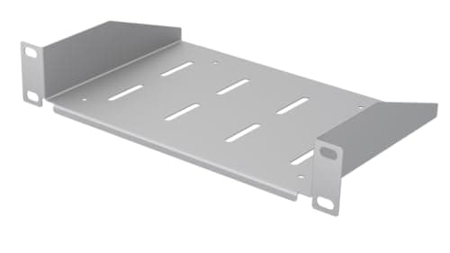 Image of Stalflex 1U Server Rack Shelf - 10 Inch Vented Mounted Shelves for Excellent Air Condition - Cantilever Wall Rack - Universal for All Network Cabinets, Racks & Shelves - Cabinet Shelf