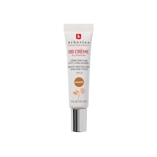 Image of Erborian - BB Cream With Ginseng - Complexion Cream - "Baby Skin" Effect - Korean Cosmetic Treatment 5 -In -1 For SPF 20 - Caramel 15 ml