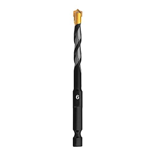 Image of 6mm Masonry Drill Bit, Hex Shank Multi Material Drill Bits Masonry, Brick Walls, Soft Tile, Wood, Plastic, Metal