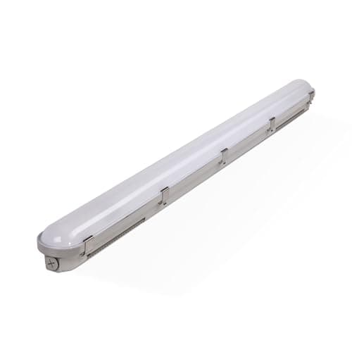Image of Bright Source Integrated LED Single Non-Corrosive Luminaire, 4ft, 19W, 2300lm, 3CCT Adjustable Light Colour 3000K 4000K 6000K, Replaces 1 x 36w Fluorescent, Polycarbonate & Steel, Easy Installation