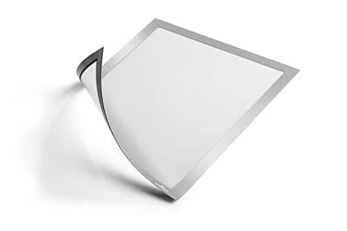 Image of Durable DURAFRAME Magnetic Frame | A4 Format In Silver | Pack of 1 Frames | Document Frame for Professional Internal Signage