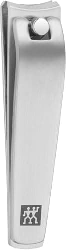 Image of ZWILLING Nail Clipper (for Fingernails and toenails, Strong Leverage, Slightly Curved Cutting Edge, Hypoallergenic), Premium, Silver, 60 mm