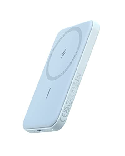 Image of Anker Power Bank, 621 Magnetic Battery (MagGo), 5000mAh Magnetic Wireless Portable Charger with USB-C Cable, Only Compatible with iPhone 16/16 Plus/16 Pro/16 Pro Max, iPhone 15/14/13/12 Series