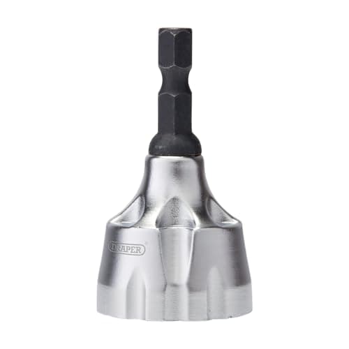 Image of Draper External Chamfer Deburring Tool, 13-19mm - 10073 - Three Cemented Carbide Blades Quick Release Hex Shank