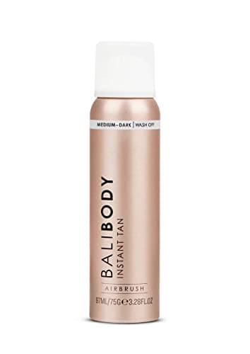Image of Bali Body Instant Tan Medium-Dark | Skin Perfecting Aerated Spray, Instantly Flawless Airbrushed Bronzed Finish | Soothing for All Skin Types | Vegan, Cruelty Free, Australian Made (97 ml/3.28 fl oz)