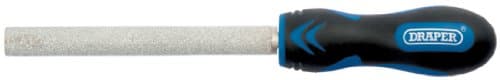 Image of Draper 49421 Soft Grip Half Round Tiling File, 140mm , Blue