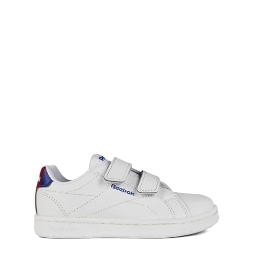 Image of Reebok Unisex Royal Complete Clean Alt 2.0 Sneaker, Footwear White/Vector Red/Vector Blue, 11