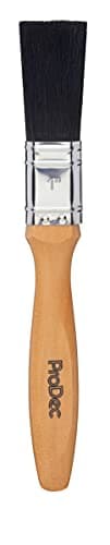 Image of ProDec 1 inch Craftsman Trade Professional Mixed Bristle Paint Brush for a Smooth Finish Painting with Emulsion, Gloss and Satin Paints on Walls, Ceilings, Wood and Metal, 1" 25mm