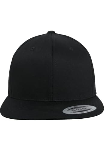 Image of Flexfit Organic Cotton Snapback Cap, Black, one Size