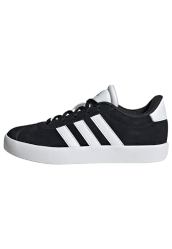 Image of adidas Unisex Kids VL Court 3.0 Shoes Kids, Core Black/Cloud White/Core Black, 5.5 UK