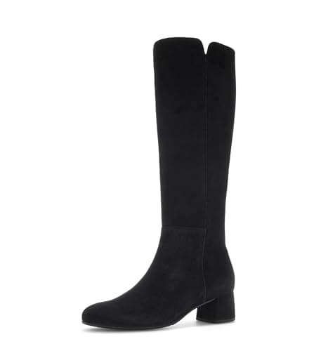Image of Gabor Ashby M Womens Long Boots 7 UK Black Suede