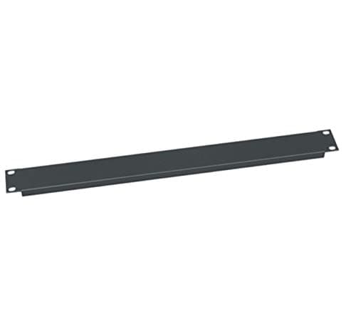Image of Middle Atlantic EB1, 1 Space Blanking Panel for 19" Rack Mounts Flanged Econo Steel 1RU, Black