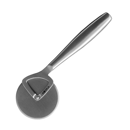 Image of BOSKA Pizza Cutter - Pizza Slicer - Premium Stainless Steel Pizza Wheel - Pizza Cutter Wheel - Dishwasher Safe - Razor-Scharp - Lightweight - Very Sturdy and Doesn't Wobble