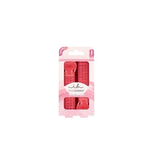 Image of invisibobble Roller Rose Set (2 Pieces) - Volume Clips for Hairline - Root Volume Clips in Apricot - Styling Aid for More Fullness & Bounce - For Thin Hair & Natural Looks