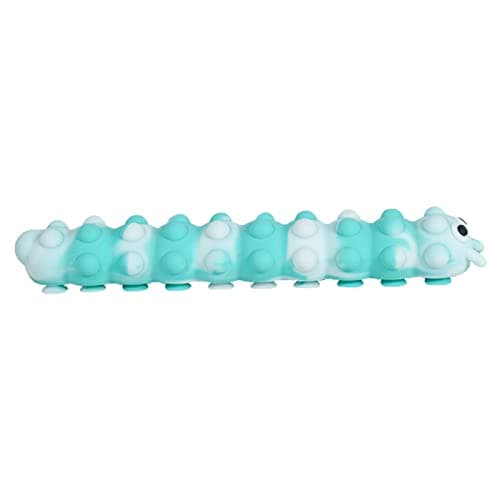 Image of Elibeauty New Squidopop, Suction Cup Pop Toys, 26cm Caterpillar Fidget Toy, Silicone Sensory Toy Magic Sucker for Stress Relief Needs( Caterpillar 2)