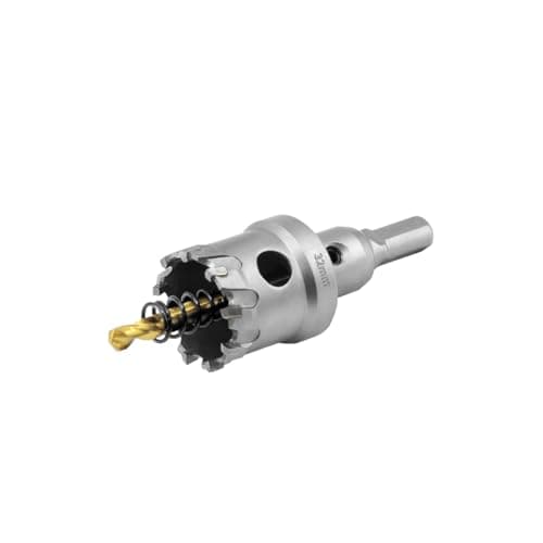 Image of Aohhy TCT Carbide Hole Saw 32mm Heavy Duty Industrial Grade Tungsten Hole Cutter for Metal, Copper, Aluminum, Stainless Steel, Cast Iron